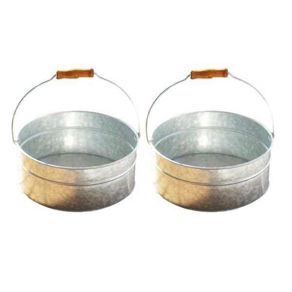 handheld vintage flower bucket farm iron planter practical container watering equipments
handheld vintage flower bucket farm iron planter practical container watering equipments