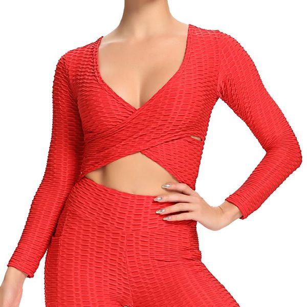 yoga outfit sports quick dry long sleeves push up crop women gym fitness clothing breathable tank shirts
yoga outfit sports quick dry long sleeves push up crop women gym fitness clothing breathable tank shirts
