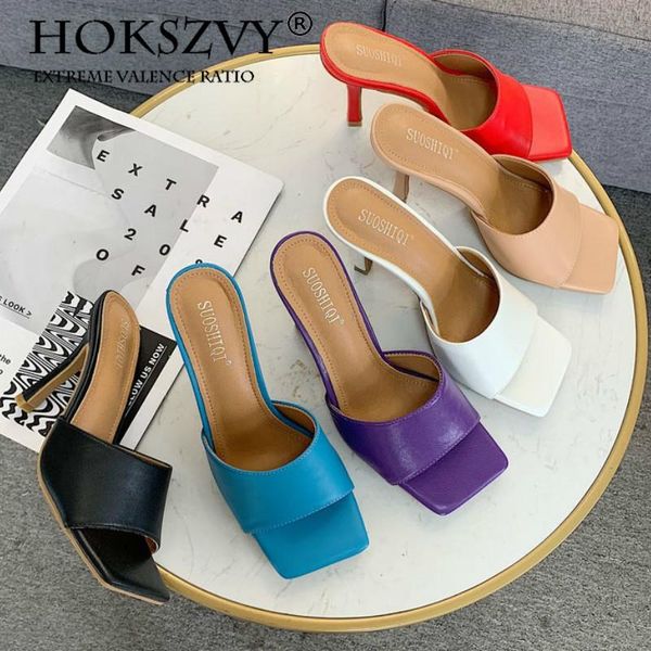 summer women sandals square toe ladies heel mules thin high heels fashion open woman shoes zml, Black
summer women sandals square toe ladies heel mules thin high heels fashion open woman shoes zml, Black