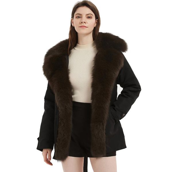 women's fur & faux 2021 winter coats clothing natural real coat parkas lining jackets, Black
women's fur & faux 2021 winter coats clothing natural real coat parkas lining jackets, Black