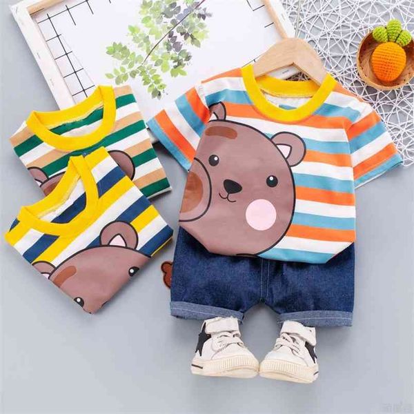 summer suit clothing for girls stripe pant 2pcs children's baby boy clothes set boys 210528, White
summer suit clothing for girls stripe pant 2pcs children's baby boy clothes set boys 210528, White