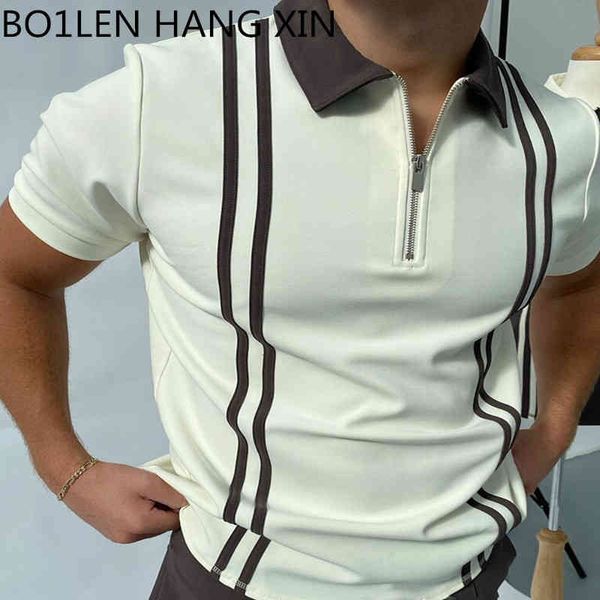 casual polo, luxury men, striped shirt, zipper, retro, fitns exercise, collar, White;black
casual polo, luxury men, striped shirt, zipper, retro, fitns exercise, collar, White;black