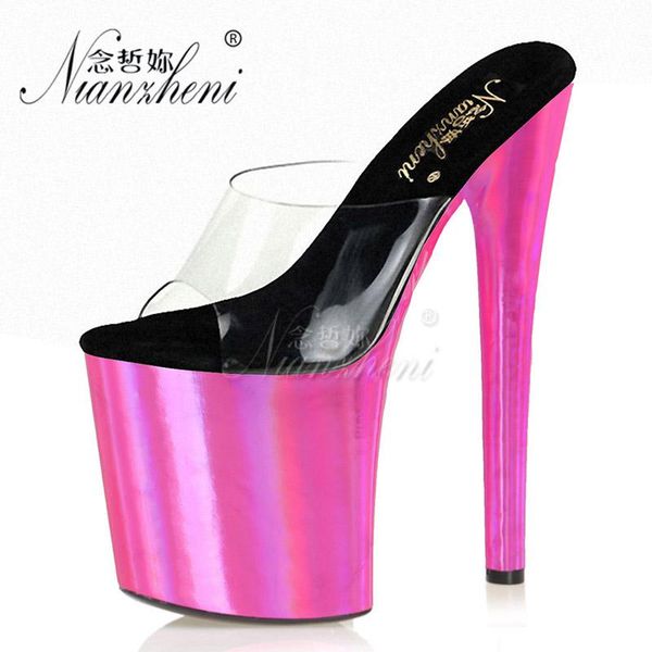 style clear shallow big size women's slippers 8 inches super stiletto heels trend paint fetish 20cm stripper clubbing, Black
style clear shallow big size women's slippers 8 inches super stiletto heels trend paint fetish 20cm stripper clubbing, Black