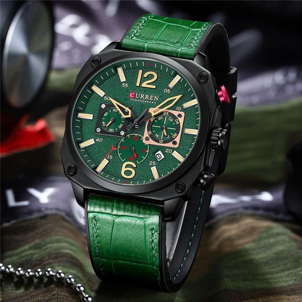 wristwatches curren hardlex mirror casual man's six hands waterproof quartz watches men, Slivery;brown
wristwatches curren hardlex mirror casual man's six hands waterproof quartz watches men, Slivery;brown