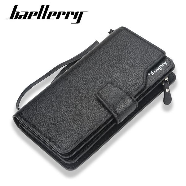 baellerry men's wallet multifunctional long hand korean version multi card position litchi pattern vertical mobile phone bag, Red;black
baellerry men's wallet multifunctional long hand korean version multi card position litchi pattern vertical mobile phone bag, Red;black