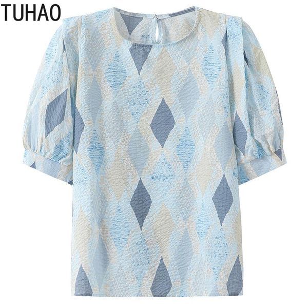 women's blouses & shirts tuhao female blouse shirt women summer short sleeve print elegant office lady casual fashion ladies clothing, White
women's blouses & shirts tuhao female blouse shirt women summer short sleeve print elegant office lady casual fashion ladies clothing, White