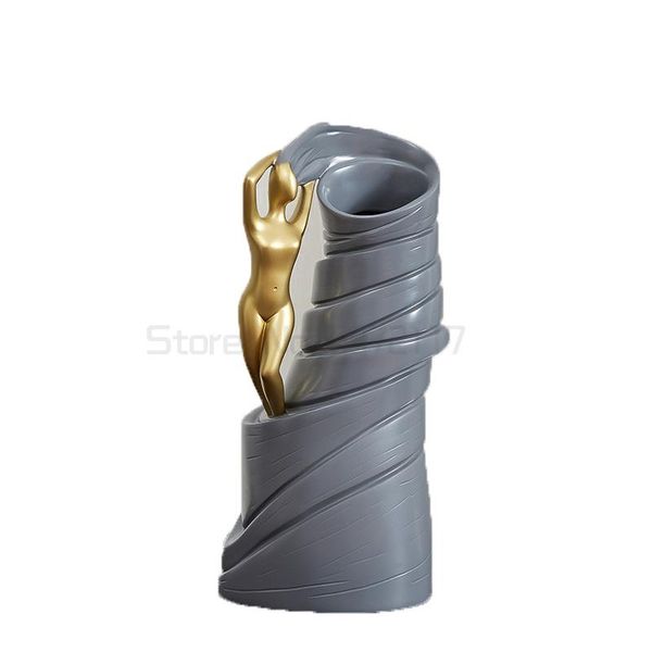vases luxury resin golden figure vase ornaments abstract art white gray deskflower arrangement living room home decoration modern
vases luxury resin golden figure vase ornaments abstract art white gray deskflower arrangement living room home decoration modern