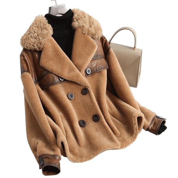 women's fur & faux natural coat, jacket, winter, fall, wool coats and jackets, plus size, korean manto, femme 1853 kj3718, Black
women's fur & faux natural coat, jacket, winter, fall, wool coats and jackets, plus size, korean manto, femme 1853 kj3718, Black