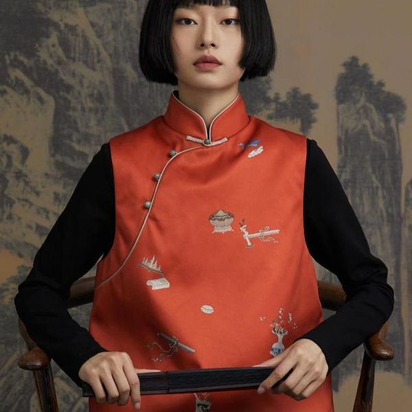 ethnic clothing fashion harajuku red print chinese style tang suit women short vest hanfu vintage traditional gilet oriental waistcoat
ethnic clothing fashion harajuku red print chinese style tang suit women short vest hanfu vintage traditional gilet oriental waistcoat