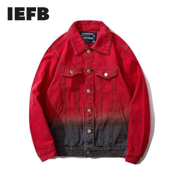 iefb men's red denim jacket trend all-match work clothes hip-hop loose big size jeans coat for men letter print clothing 9y355 210524, Black;brown
iefb men's red denim jacket trend all-match work clothes hip-hop loose big size jeans coat for men letter print clothing 9y355 210524, Black;brown
