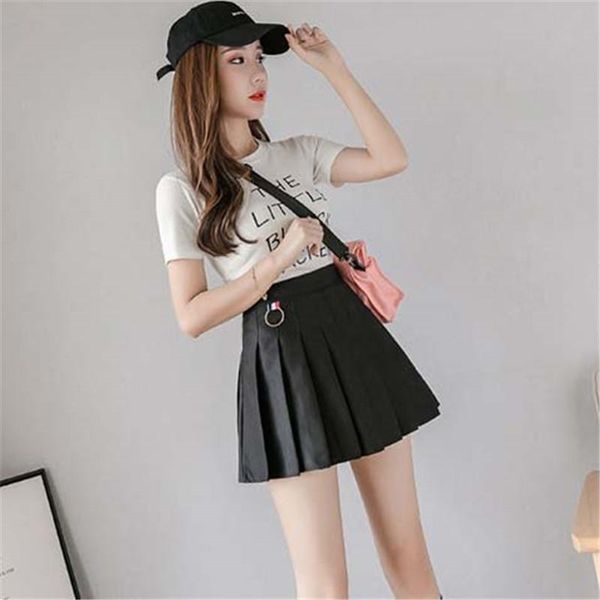 skirts 2021 mini skirt mujer faldas woman womens saias mulher femme jupes plus size solid color rings pleated high waist, Black
skirts 2021 mini skirt mujer faldas woman womens saias mulher femme jupes plus size solid color rings pleated high waist, Black