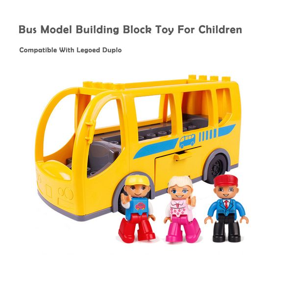 Big Size Building Blocks Buses Toys Kids Large City DIY Bus Toy Car Model Can Ride 6 Minifigures Boys and Girls Educational Toys
Big Size Building Blocks Buses Toys Kids Large City DIY Bus Toy Car Model Can Ride 6 Minifigures Boys and Girls Educational Toys