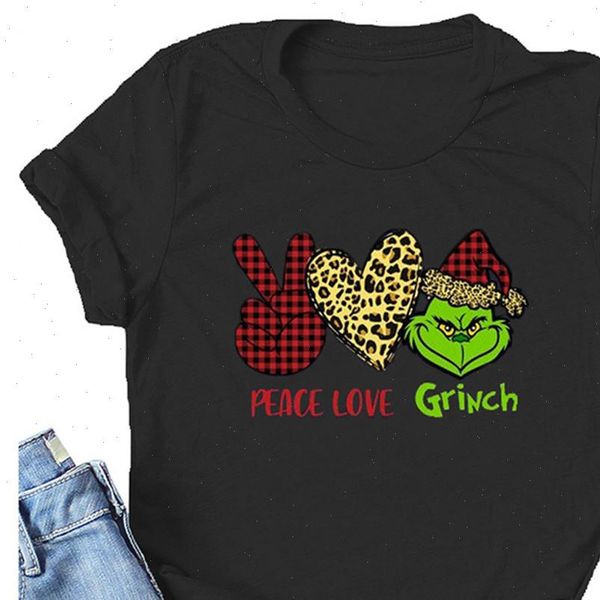 peace love grinch pirint funny women plaid graphic tees harajuku short sleeve female aesthetic clothes, White
peace love grinch pirint funny women plaid graphic tees harajuku short sleeve female aesthetic clothes, White