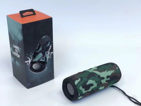 Image of Mini Flip 5 Wireless Bluetooth Speaker Portable Outdoor Sports Audio Double Horn Speakers with Ret22