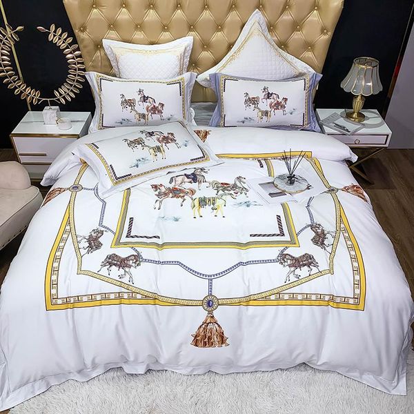 bedding sets luxury white satin egyptian cotton war horse digital printing set duvet cover bed linen fitted sheet pillowcases
bedding sets luxury white satin egyptian cotton war horse digital printing set duvet cover bed linen fitted sheet pillowcases