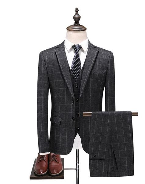 men's suits & blazers (jacket+vest+pants) new arrival mens grey fashion casual plaid suit men,men's business classic, White;black
men's suits & blazers (jacket+vest+pants) new arrival mens grey fashion casual plaid suit men,men's business classic, White;black