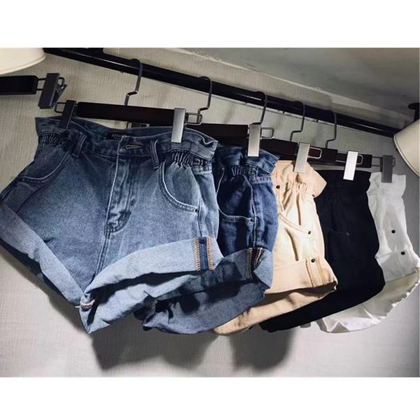 women's jeans summer fashion curled wide leg shorts waist stretch pants, Blue
women's jeans summer fashion curled wide leg shorts waist stretch pants, Blue
