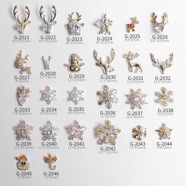 10pcs christmas elk deer snowflake zircon crystals rhinestones jewelry nail art decorations nails accessories charms supplies, Silver;gold
10pcs christmas elk deer snowflake zircon crystals rhinestones jewelry nail art decorations nails accessories charms supplies, Silver;gold