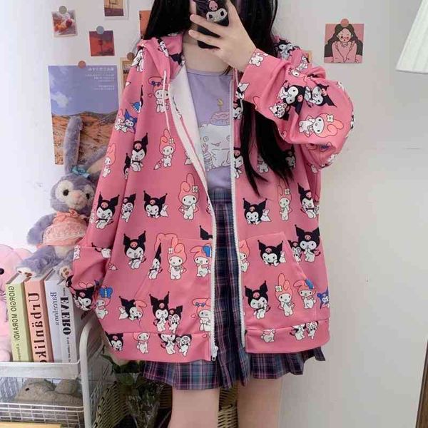 women's jackets harajuku jaqueta feminina japonês bonito menina casacos outono solto estudante com capuz outerwear oversized engro, Black;brown
women's jackets harajuku jaqueta feminina japonês bonito menina casacos outono solto estudante com capuz outerwear oversized engro, Black;brown