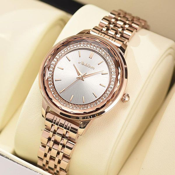 high grade women's watch automatic quartz watch waterproof gift women's watch, Slivery;brown
high grade women's watch automatic quartz watch waterproof gift women's watch, Slivery;brown