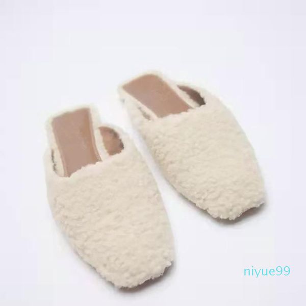 slippers shoes loafers mules for women 2021 cover toe ladies' fur flip flops low pantofle plush flat slides sewing shearling, Black
slippers shoes loafers mules for women 2021 cover toe ladies' fur flip flops low pantofle plush flat slides sewing shearling, Black