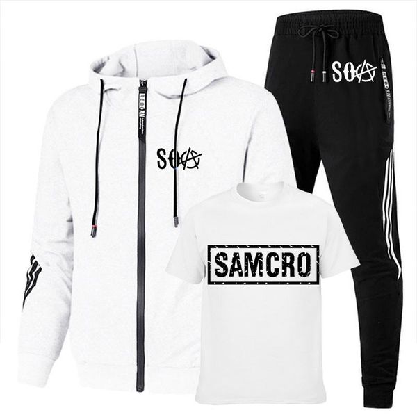 men's hoodies & sweatshirts spring autumn soa samcro of printing cotton stripe sweatshirt+t-shirt+sports pants 3-piece, Black
men's hoodies & sweatshirts spring autumn soa samcro of printing cotton stripe sweatshirt+t-shirt+sports pants 3-piece, Black