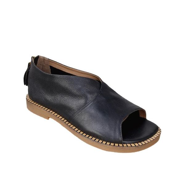 sandals summer 2021 bag with low embossing shoes flat peep-toe breathable round toe, Black
sandals summer 2021 bag with low embossing shoes flat peep-toe breathable round toe, Black
