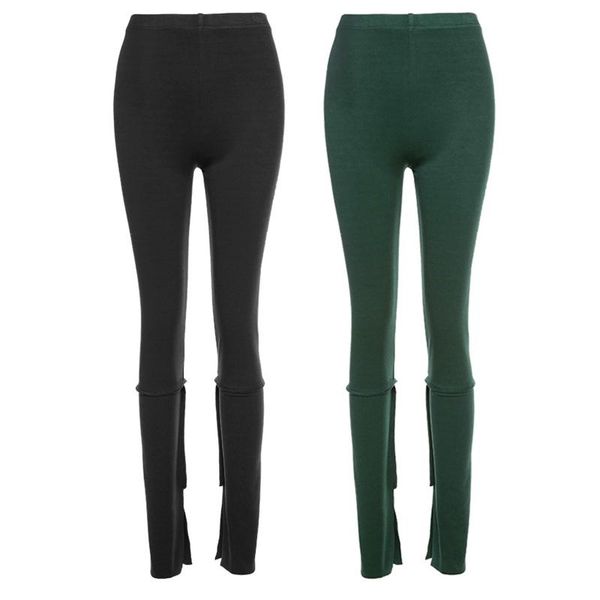 women high waist split hem skinny long pants simple solid color flare bottom leggings casual slim fitted sportswear active stree women', Black;white
women high waist split hem skinny long pants simple solid color flare bottom leggings casual slim fitted sportswear active stree women', Black;white
