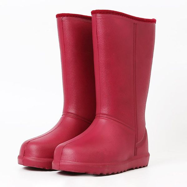 boots winter eva foam ultralight plus velvet warm rain non-slip wear-resistant waterproof shoes thick cotton rainboots, Black
boots winter eva foam ultralight plus velvet warm rain non-slip wear-resistant waterproof shoes thick cotton rainboots, Black