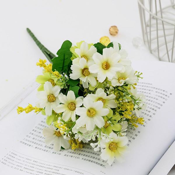 decorative flowers & wreaths 1pcs artificial silk chrysanthemum 6 branches daisy fake decoration for home garden office
decorative flowers & wreaths 1pcs artificial silk chrysanthemum 6 branches daisy fake decoration for home garden office