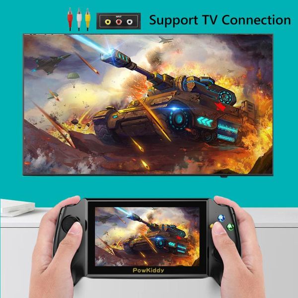portable game players black handle gaming console micro usb 5v/1a powkiddy x13 retro linux system pocket mini video games player
portable game players black handle gaming console micro usb 5v/1a powkiddy x13 retro linux system pocket mini video games player