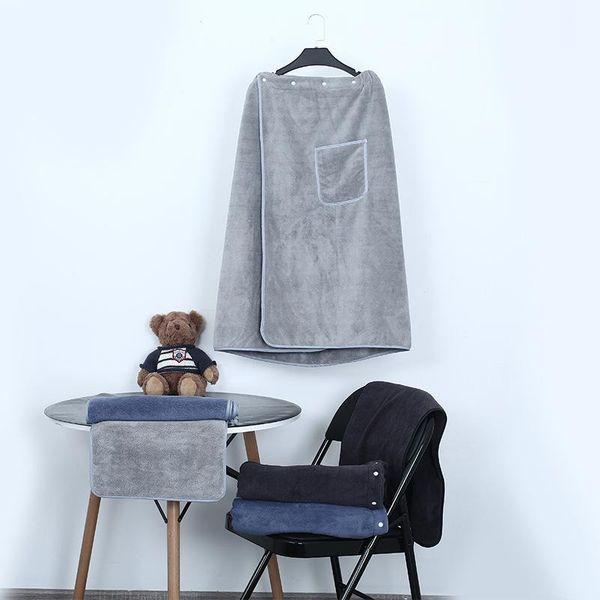 towel home thicken coral fleece men's bath skirt set can wear towels simple high-density soft bathroom robe 80*150cm
towel home thicken coral fleece men's bath skirt set can wear towels simple high-density soft bathroom robe 80*150cm