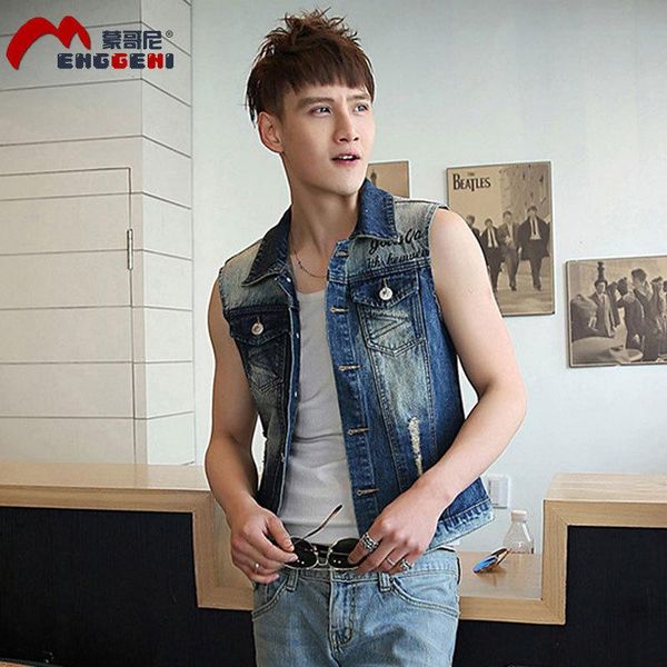men's vests spring and autumn 2021 fashion casual hip hop street thin vest single-breasted korean slim teenagers cowboy, Black;white
men's vests spring and autumn 2021 fashion casual hip hop street thin vest single-breasted korean slim teenagers cowboy, Black;white