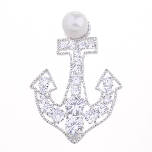 pins, brooches copper inlaid zircon wedding clothing jewelry accessories trend fashion personality anchor upscale elegant delicate brooch pi, Gray
pins, brooches copper inlaid zircon wedding clothing jewelry accessories trend fashion personality anchor upscale elegant delicate brooch pi, Gray