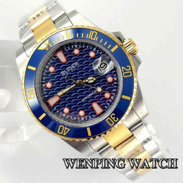 bliger new 40 mm man luxuy rvs waterproof watch sapphire ceramic beads light-emitting gentlemen automatic, Slivery;brown
bliger new 40 mm man luxuy rvs waterproof watch sapphire ceramic beads light-emitting gentlemen automatic, Slivery;brown