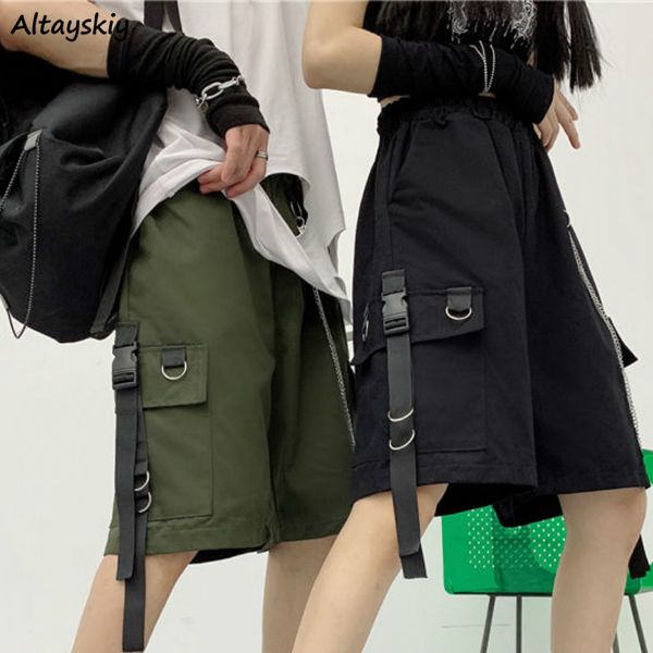 shorts womens summer 2021 elastic waist high bf streetwear hip hop straight casual chic ribbons black green couple cotton new, White;black
shorts womens summer 2021 elastic waist high bf streetwear hip hop straight casual chic ribbons black green couple cotton new, White;black