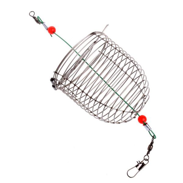 stainless steel wire fishing trap bait cage basket feeder holder tackle tool r58b accessories
stainless steel wire fishing trap bait cage basket feeder holder tackle tool r58b accessories