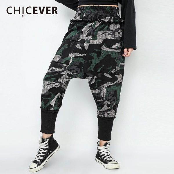 women's pants & capris chicever camouflage trouser for women cross elastic high waist hit color loose oversize ankle length female fash, Black;white
women's pants & capris chicever camouflage trouser for women cross elastic high waist hit color loose oversize ankle length female fash, Black;white