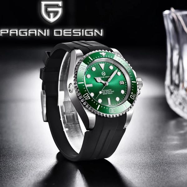 wristwatches pagrne design brand business watch men luxury sapphire stainless steel automatic 300m waterproof silica gel, Slivery;brown
wristwatches pagrne design brand business watch men luxury sapphire stainless steel automatic 300m waterproof silica gel, Slivery;brown
