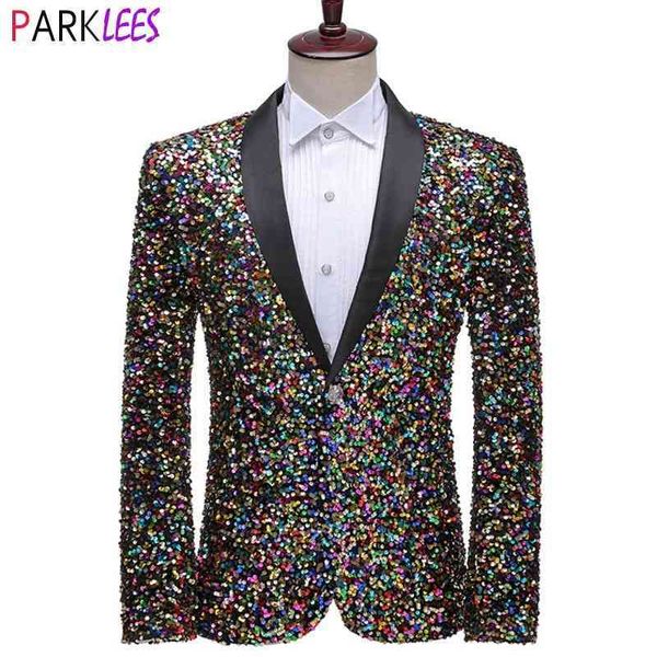 colorful sequin bling glitter suit blazer men shawl collar 1 button wedding stage singers shiny mens suit jacket prom costume 210522, White;black
colorful sequin bling glitter suit blazer men shawl collar 1 button wedding stage singers shiny mens suit jacket prom costume 210522, White;black