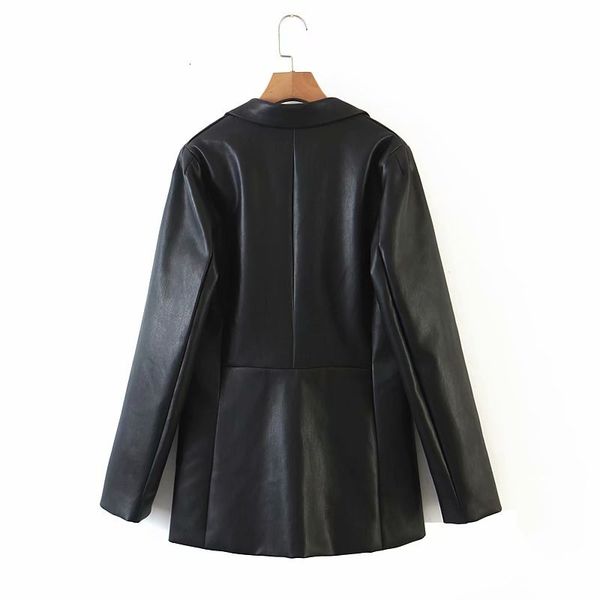 wool pu black simple lapel long sleeve fashion female coat harajuku korean motorcycle windproof chic women's jacket
wool pu black simple lapel long sleeve fashion female coat harajuku korean motorcycle windproof chic women's jacket