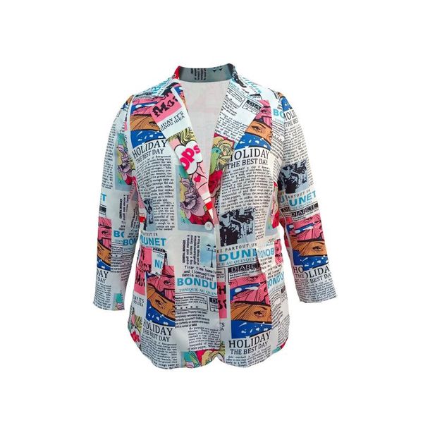 plus size outerwear & coats 4xl blazers spaper print highstreet women vintage elegant coat slim unique clothes spring autumn outwear
plus size outerwear & coats 4xl blazers spaper print highstreet women vintage elegant coat slim unique clothes spring autumn outwear