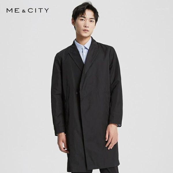 men's trench coats me&city casual long for men solid color fashion overcoat simple business jackets, Tan;black
men's trench coats me&city casual long for men solid color fashion overcoat simple business jackets, Tan;black