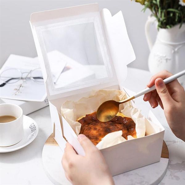 gift wrap 5pcs dessert boxes cake package with window pastry packing boxes(white)
gift wrap 5pcs dessert boxes cake package with window pastry packing boxes(white)