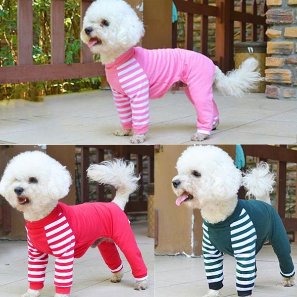 dog apparel striped pet pajamas four feet jumpsuit for small medium dogs sleepwear puppy chihuahua pjs xs s m l xl supplies
dog apparel striped pet pajamas four feet jumpsuit for small medium dogs sleepwear puppy chihuahua pjs xs s m l xl supplies
