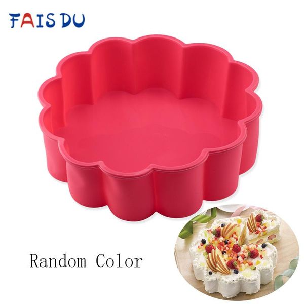 baking moulds creative flower shape wave edge cake mold random color silicone round bakeware diy desserts mousse bread mould tools
baking moulds creative flower shape wave edge cake mold random color silicone round bakeware diy desserts mousse bread mould tools
