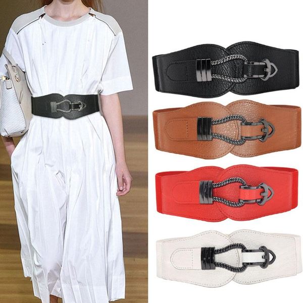 belts women elastic waist belt for dress sweater fashion wide waistbands pin buckle leather girls cummerbunds stretchy, Black;brown
belts women elastic waist belt for dress sweater fashion wide waistbands pin buckle leather girls cummerbunds stretchy, Black;brown