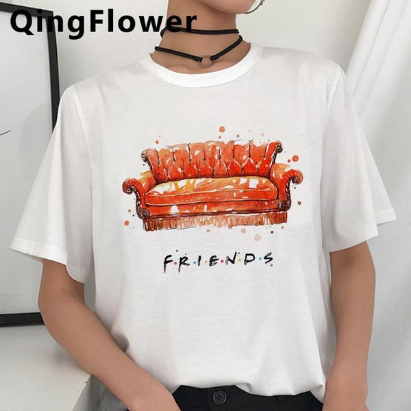 friends tv show tshirt t shirt femme tumblr print couple clothes tees streetwear women's t-shirt, White
friends tv show tshirt t shirt femme tumblr print couple clothes tees streetwear women's t-shirt, White