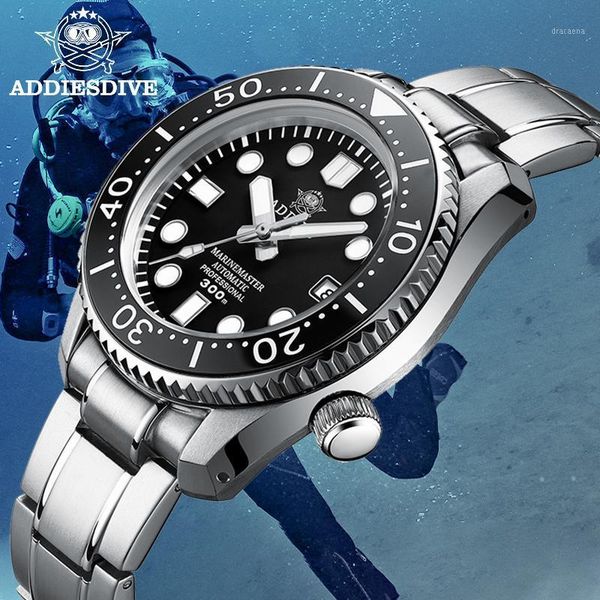 luxury men automatic mechanical watch swim waterproof 300m sapphire crystal stainless steel for man abalone diving watches wristwatches, Slivery;brown
luxury men automatic mechanical watch swim waterproof 300m sapphire crystal stainless steel for man abalone diving watches wristwatches, Slivery;brown