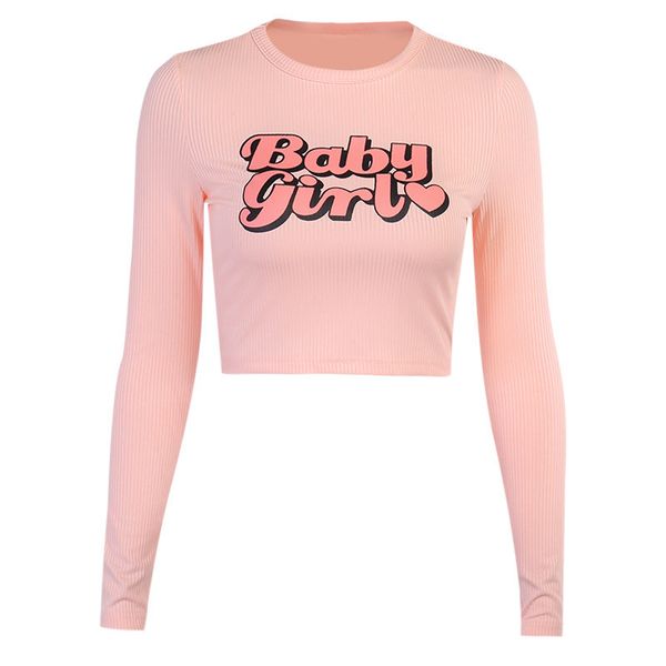 shestyle pink skinny long sleeve crop women o-neck short tshirts rib-knit high street textrue tees baby grilby air, Black;white
shestyle pink skinny long sleeve crop women o-neck short tshirts rib-knit high street textrue tees baby grilby air, Black;white